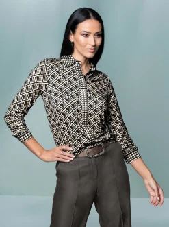 Jersey-Bluse