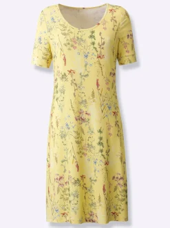 Jerseykleid mit Blümchen-Druck
