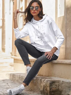 Kapuzenshirt im Oversize-Schnitt