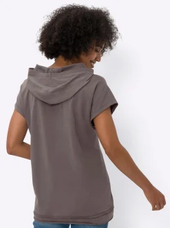 Kapuzenshirt länger geschnitten