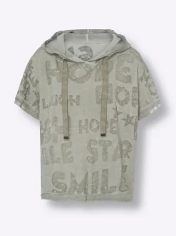 Kapuzenshirt mit Oil-dyed-Waschung