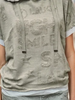 Kapuzenshirt mit Oil-dyed-Waschung