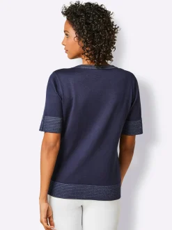 Kurzarmpullover