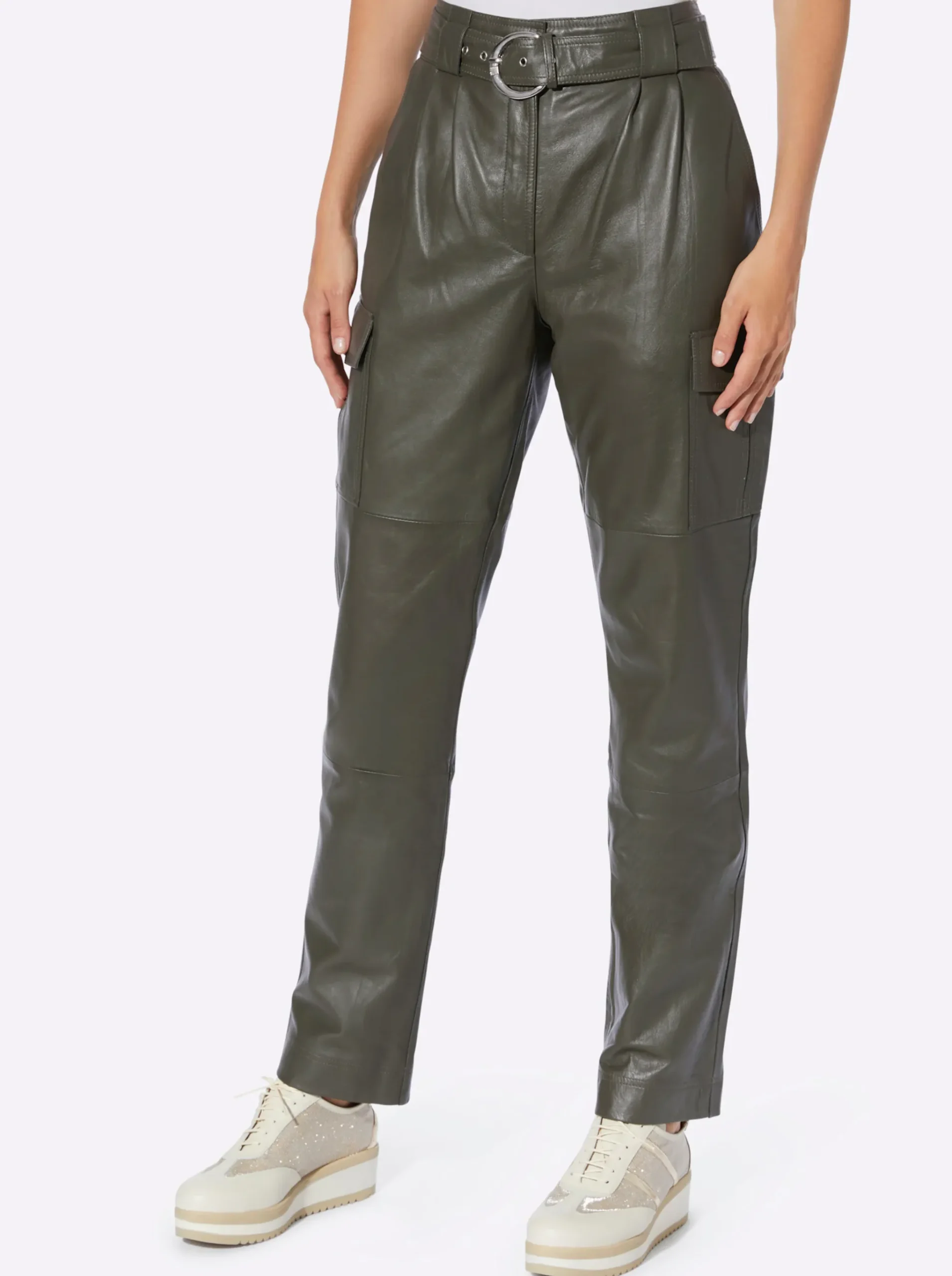 Lederhose im Cargo-Style