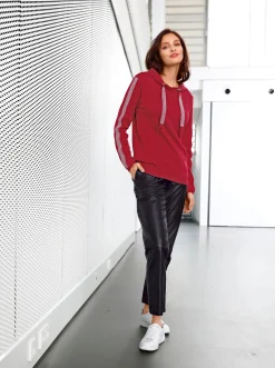 Lederhose mit Rundum-Dehnbund, Lamnappa-Leder