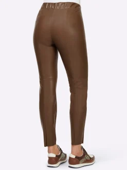 Lederimitat-Leggings