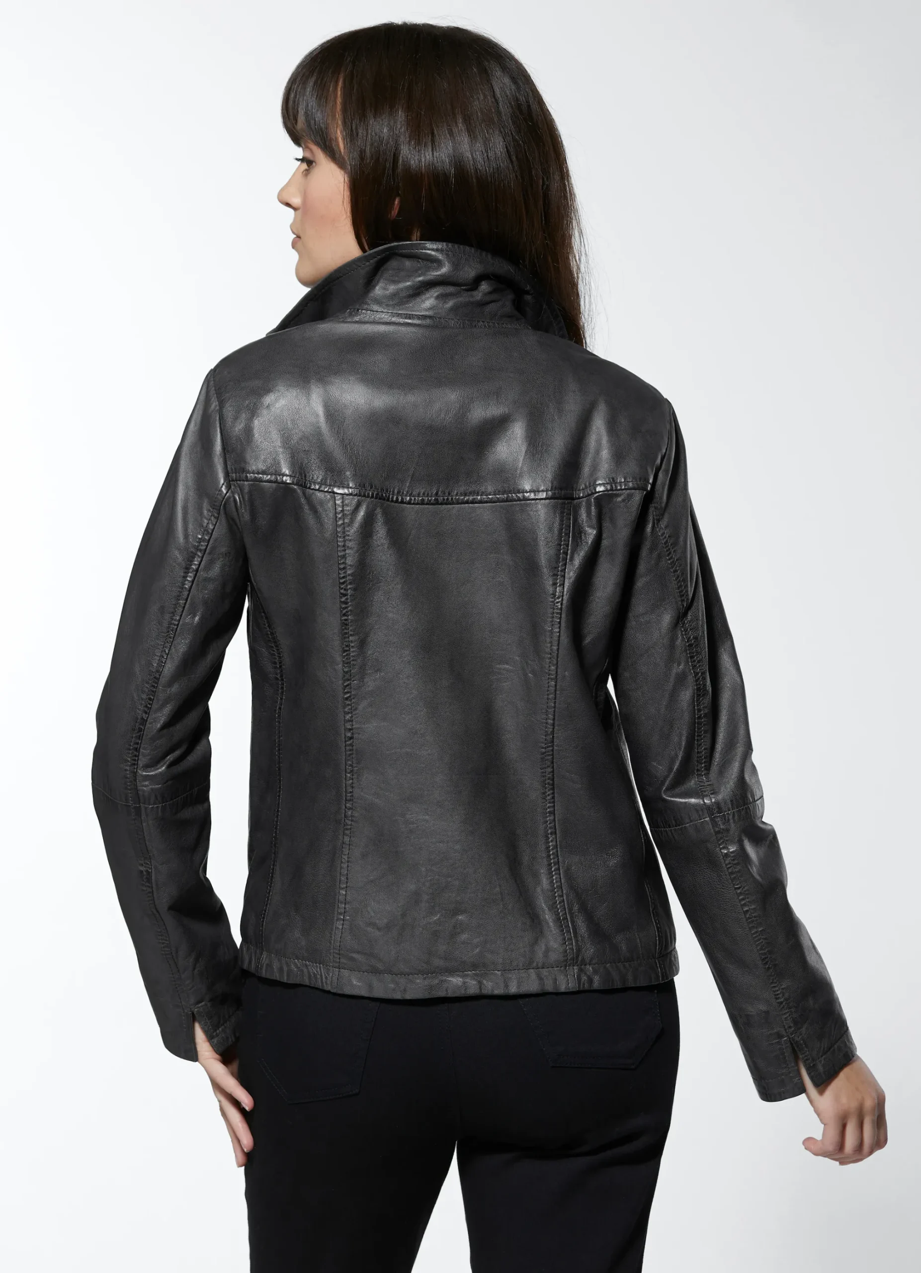 Lederjacke aus Lammnappa