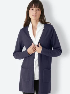 Longstrickjacke