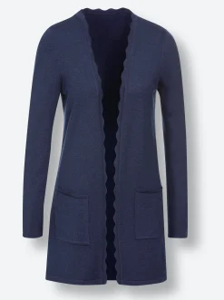Longstrickjacke