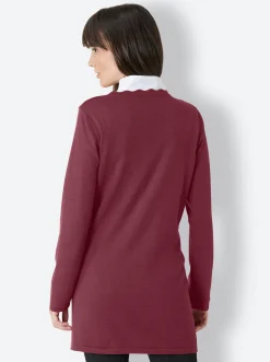 Longstrickjacke