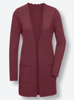 Longstrickjacke