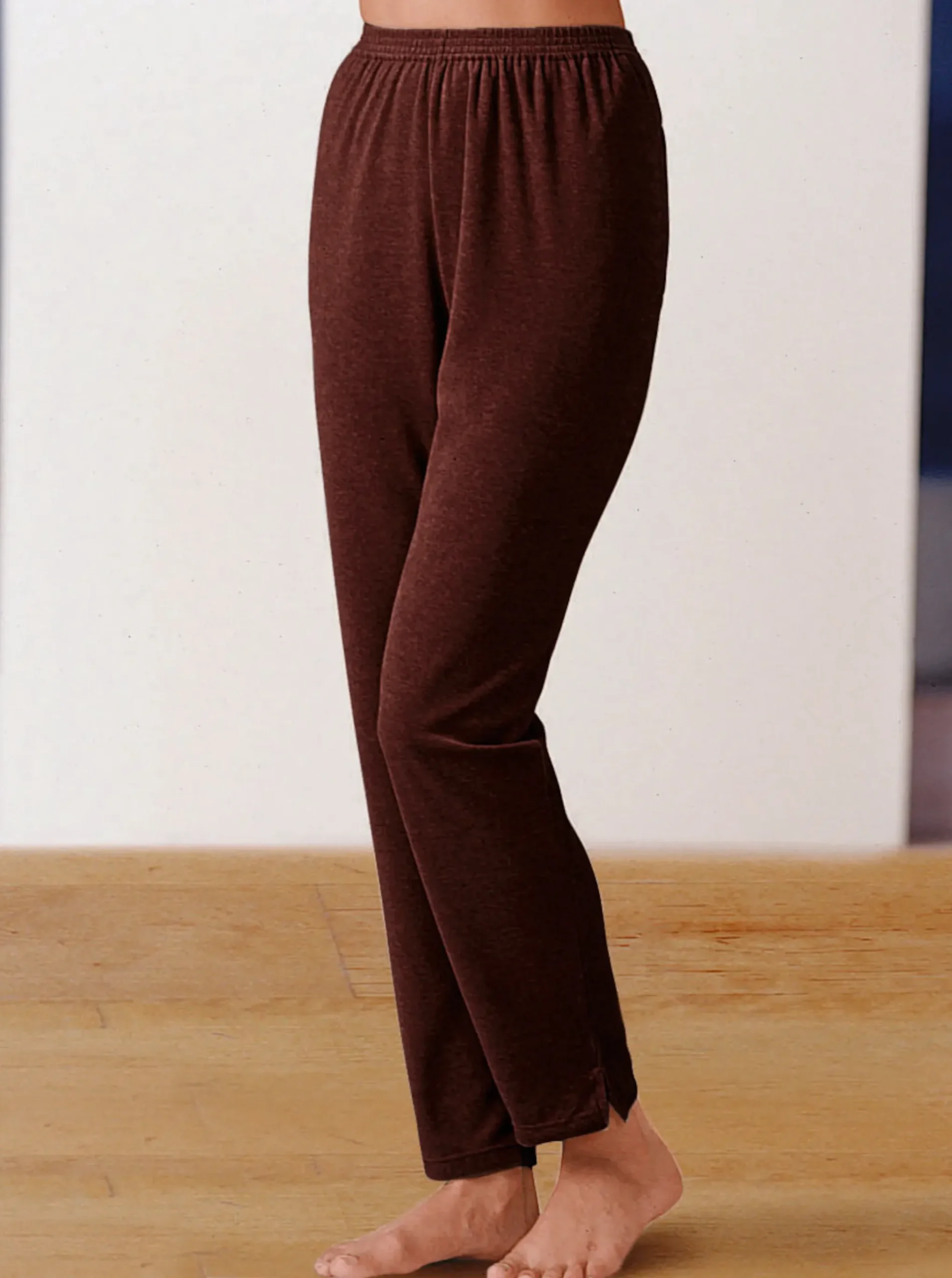 Nickihose mit Schlitz am Bein