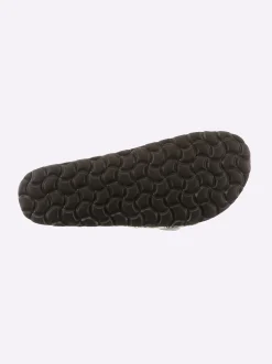 Pantolette aus Leder-Imitat