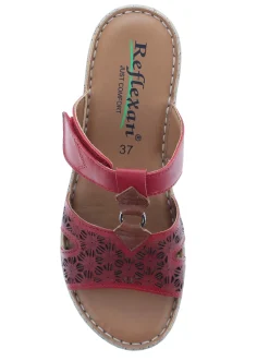 Pantolette mit sommerlicher Perforation