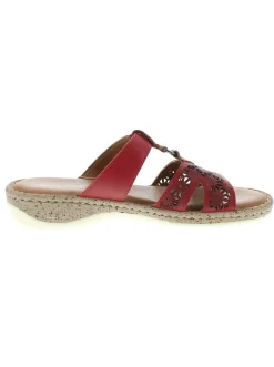 Pantolette mit sommerlicher Perforation