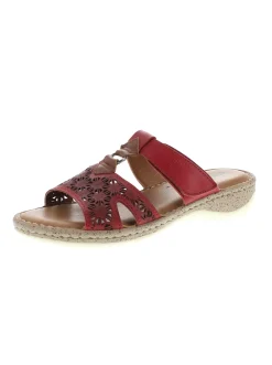 Pantolette mit sommerlicher Perforation