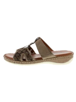 Pantolette mit sommerlicher Perforation