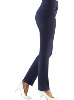 5-Pocket-Hose mit hohem Bund