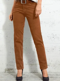 5-Pocket-Jeans mit bestickten Gesäßtaschen