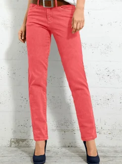 5-Pocket-Jeans mit bestickten Gesäßtaschen