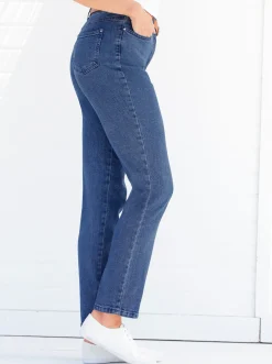 5-Pocket-Jeans mit innenliegendem Dehnbund