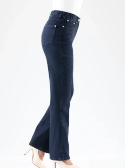 5-Pocket-Jeans mit innenliegendem Dehnbund