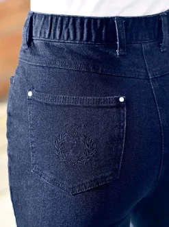 5-Pocket-Jeans mit innenliegendem Dehnbund