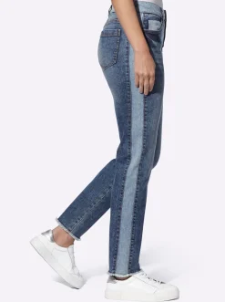 5-Pocket-Jeans mit Kontraststreifen