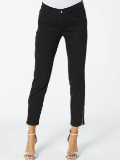 5-Pocket-Jeans mit Strass-Applikation