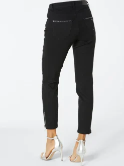 5-Pocket-Jeans mit Strass-Applikation