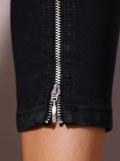 5-Pocket-Jeans mit Strass-Applikation