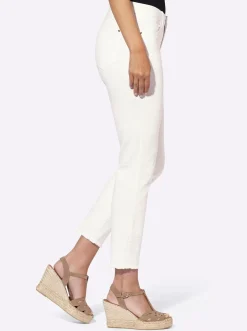 Push-up-Jeans mit Stickerei