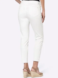 Push-up-Jeans mit Stickerei