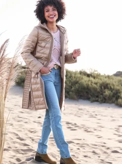 Push-up-Jeans mit Zierband