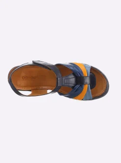 Sandalette ganz aus Leder