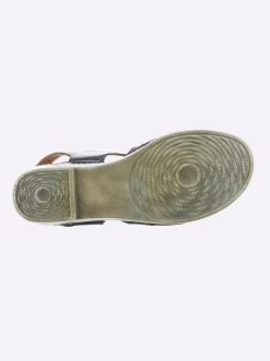 Sandalette ganz aus Leder