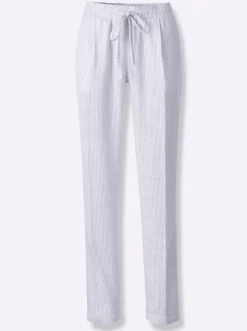 Schlupfhose mit Bundfalten