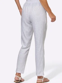 Schlupfhose mit Bundfalten