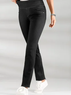 Schlupfhose mit hohem Dehnbund