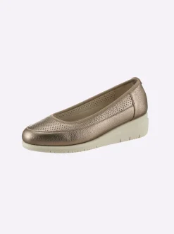 Slipper in Metallicfarben