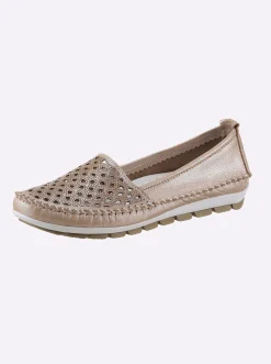 Slipper mit Leder-Wechselfußbett