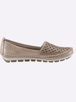 Slipper mit Leder-Wechselfußbett
