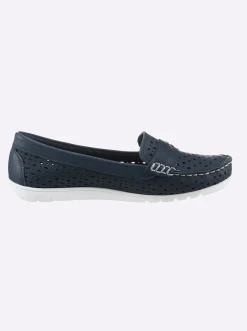 Slipper mit Lochmuster