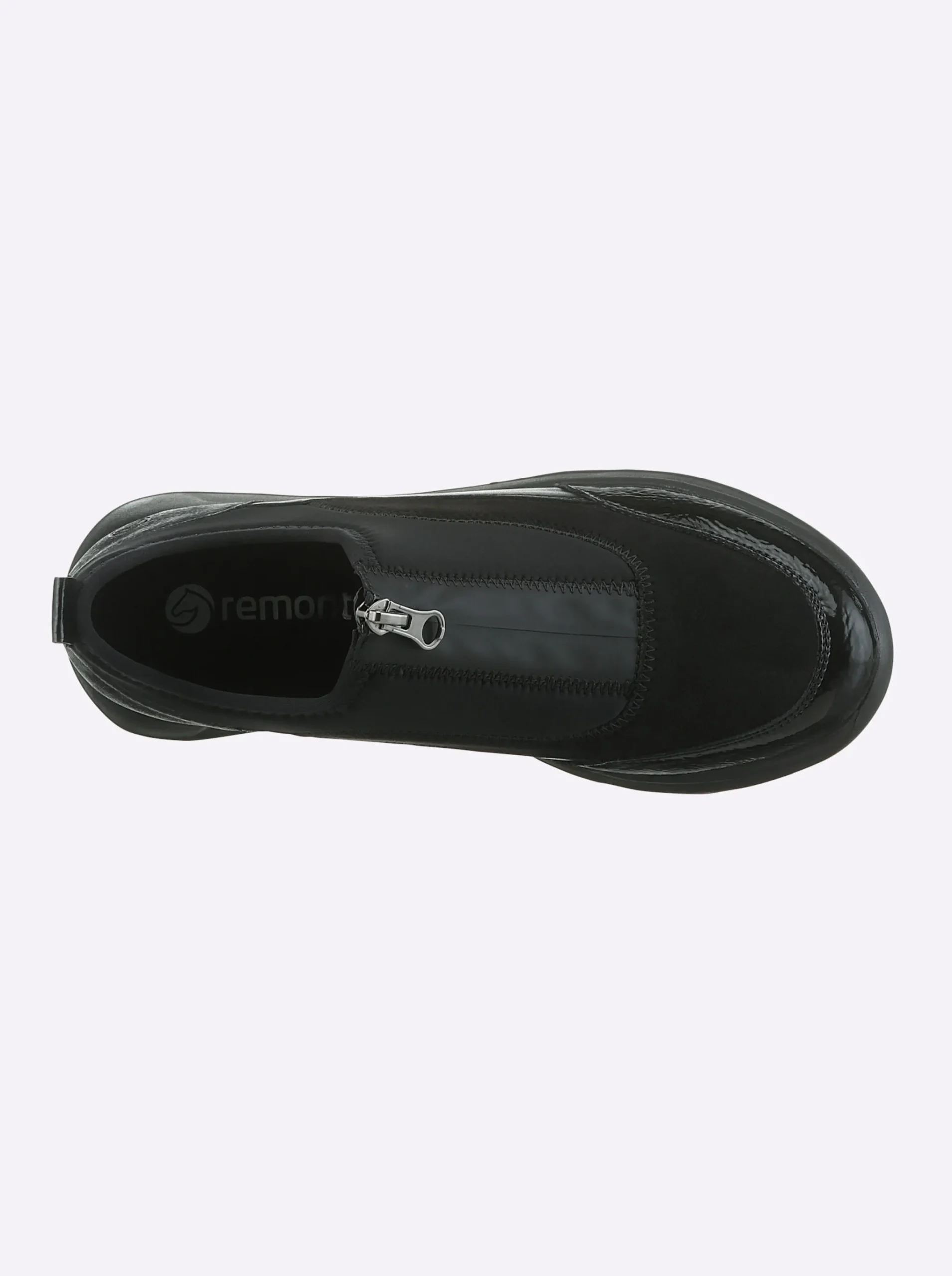Slipper mit Reißverschluss
