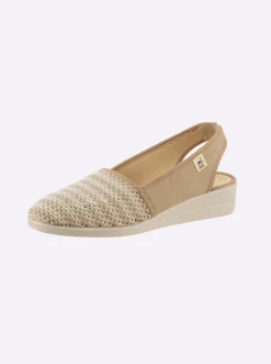 Slipper mit Streifen-Muster