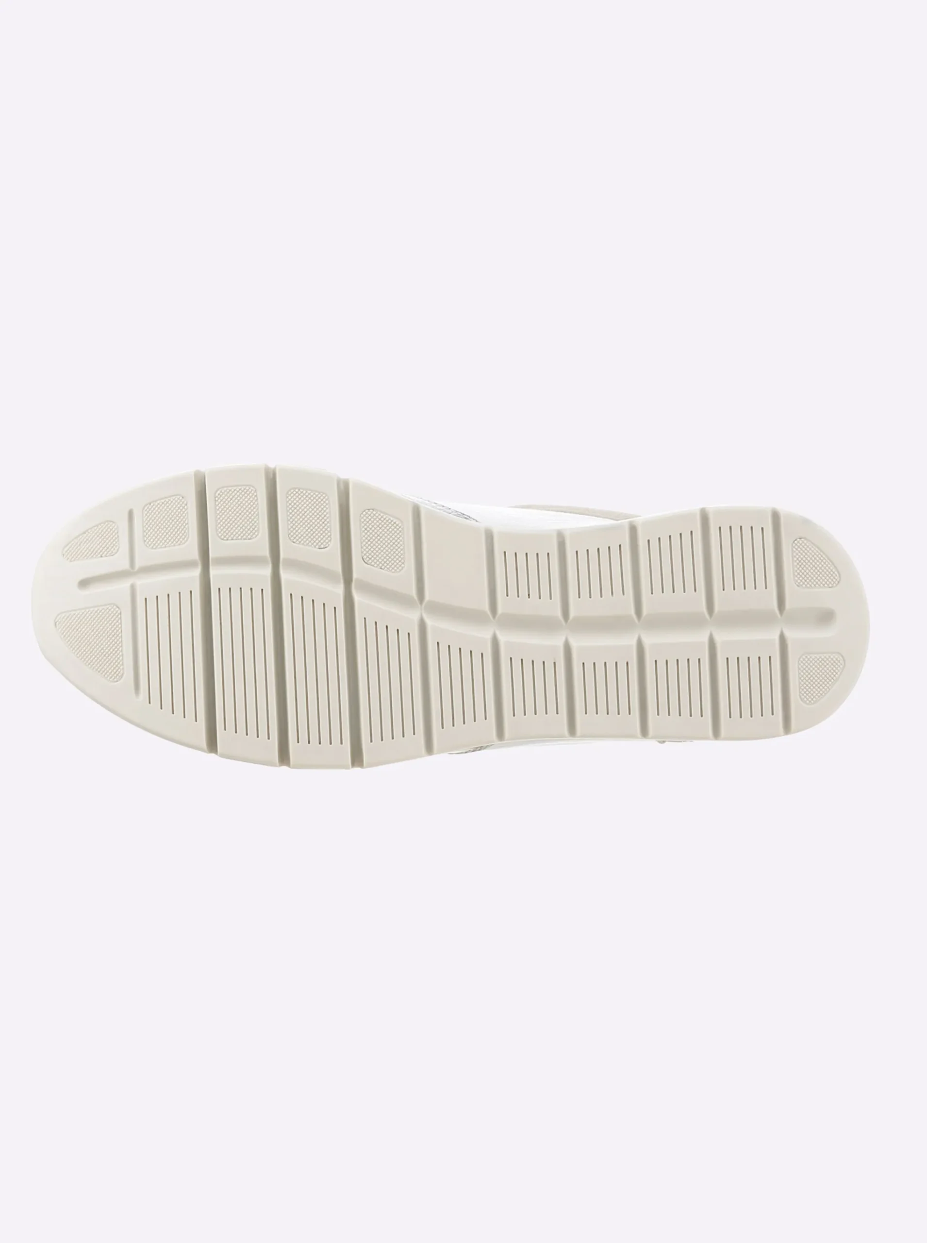 Sneaker im Mix aus Glatt- und Veloursleder