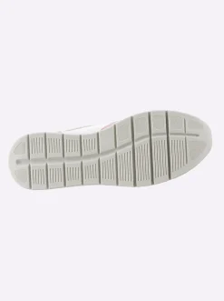 Sneaker im Mix aus Glatt- und Veloursleder