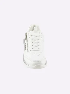 Sneaker mit metallisch schimmernden Akzenten