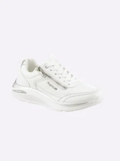 Sneaker mit metallisch schimmernden Akzenten