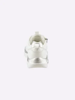 Sneaker mit metallisch schimmernden Akzenten